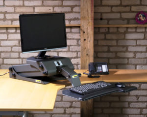 6200 standing desk with monitor