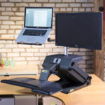 6200 standing desk with dual monitor