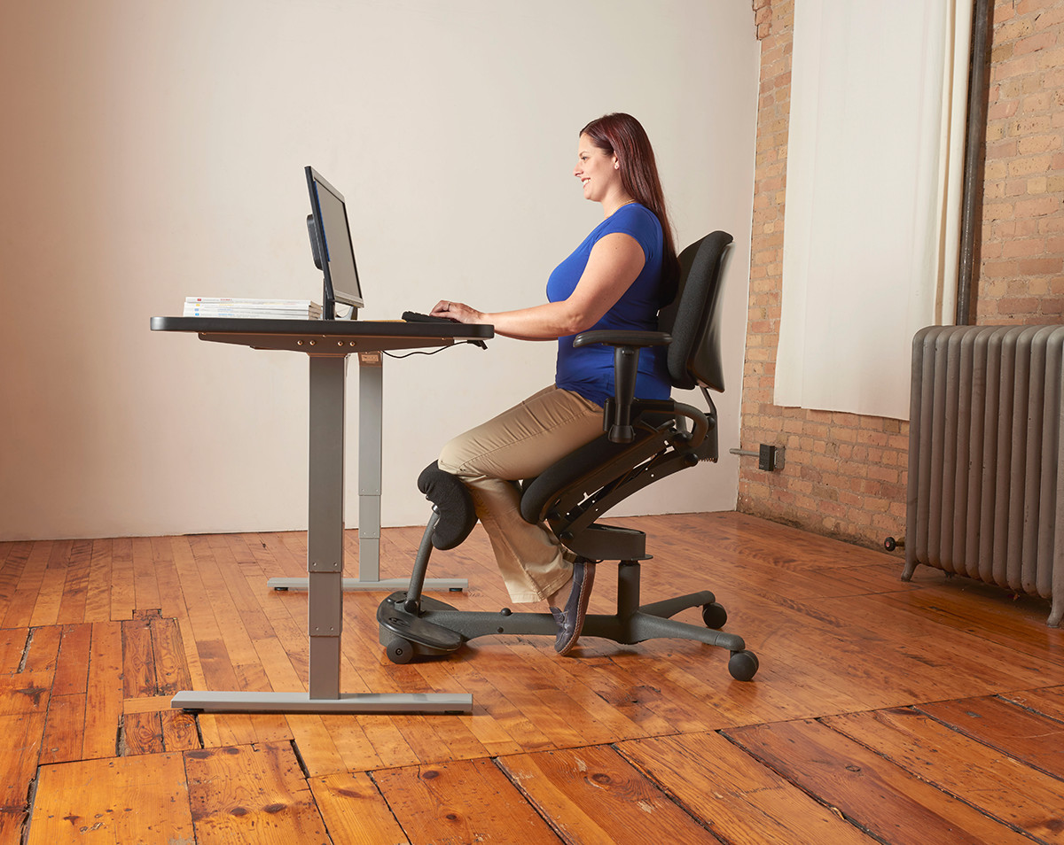 Stand Up Chair Ergonomic Sit Stand Chair HealthPostures
