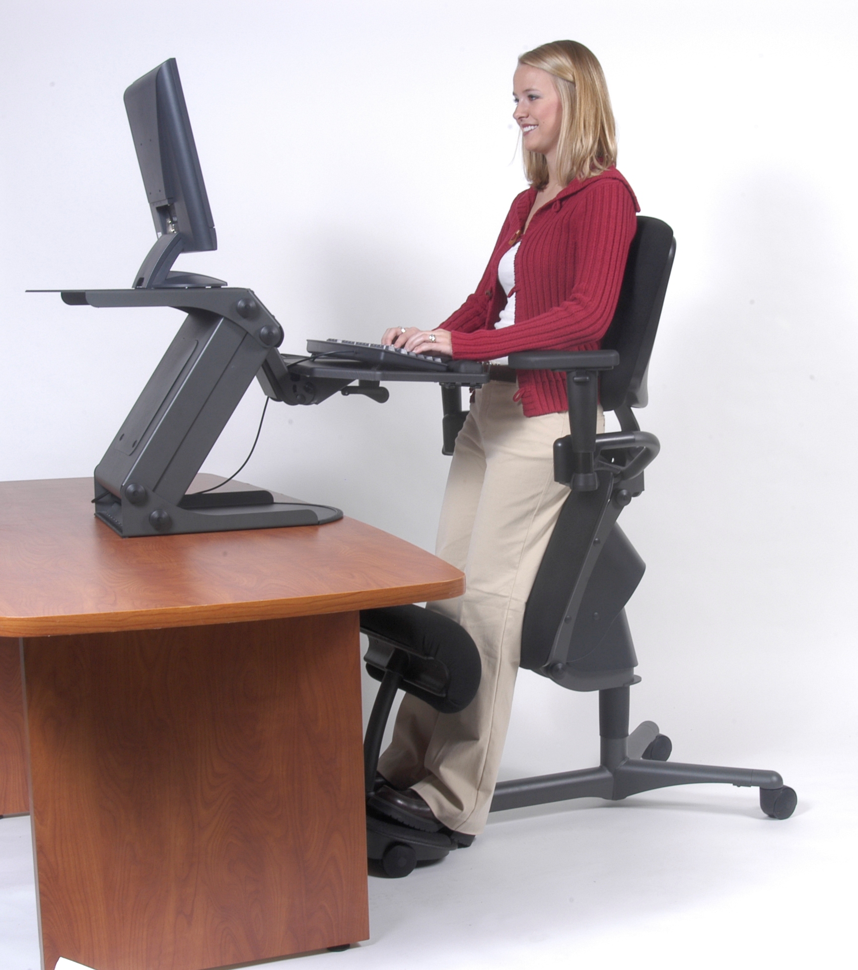 desktop sit stand desk